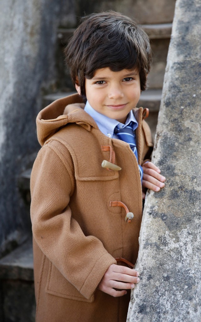 Oscar de la Renta Kids одеть ребенка мальчика в пальто