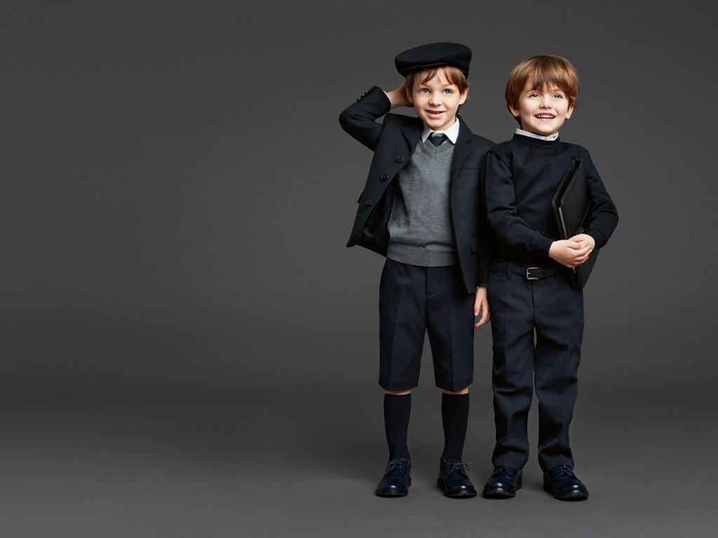 Модные дети мальчики в Dolce and Gabbana